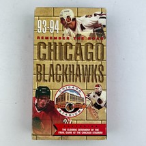 Chicago Blackhawks Remember The Roar 1993-1994 VHS Video Tape - $14.84