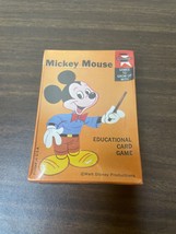 Rare Vintage Walt Disney Mickey Mouse Educational Card Game - $14.85