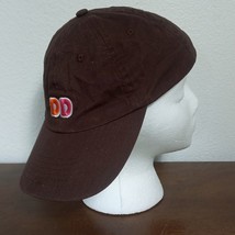 Vintage Dunkin Donuts Uniform Hat Adjustable Employee Ball Cap Brown DD ... - £22.12 GBP