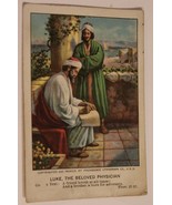 Antique Luke The Beloved Physician Christian Heidelberg Pictire Card 1923 - $9.89