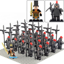 Qin Dynasty Soldiers Qin Empire Ancient War Army Lego Moc Minifigures Toys 21Pcs - £26.37 GBP