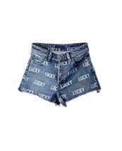 Lucky Brand Women&#39;s Totally Lucky Lucky Pins Allover Printed Shorts 0 25... - £69.53 GBP
