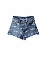 Lucky Brand Women&#39;s Totally Lucky Lucky Pins Allover Printed Shorts 0 25... - $121.19 CAD
