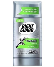 Right Guard Xtreme Fresh Energy 72hr Invisible Solid Deodorant (1)- 2.6 oz NEW - $24.74