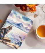 Artistic Cat Bible Cover with Scenic Design, Spiritual Journal Holder, U... - €17,48 EUR