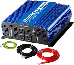Kinverch Is A 2000W Continuous/ 4000W Peak Power Inverter With Three Ac Outlets - £162.61 GBP
