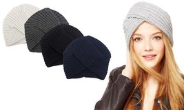 Turbante Cappello Avvolgere Chemio Perdita Capelli Testa Maglia Donna Be... - $5.24+