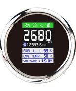 316 Stainless Steel CANbus Multifunction Gauge IP67 85mm For Marine Boat... - $88.00