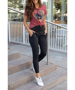 Black High Waist Pleated Pocket Leggings - $12.23