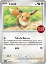 Pokemon EEVEE 074/SV-P PROMO Choki Choki 2024 Indonesia TCG Free shipping - £19.81 GBP