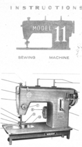 Sears Kenmore 11 manual sewing machine instruction ENLARGED - $12.99