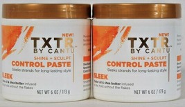 (2 Ct) TXTR By Cantu Shine &amp; Sculpt Sleek Long Last Style Control Paste 6 Oz - £23.73 GBP