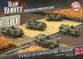 Tbbx02 Fv432 Or Swingfire Troop (5 Vehicles) Gaming Miniatures - £64.60 GBP