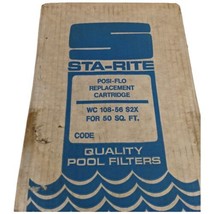 Sta-rite Posi Flo Pool Filter Element WC 108-56 s2X 50 Sq Ft 20 Microns Pentair - £71.73 GBP