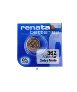 Renata Batteries 362 Button Cell Watch Battery (5 Pack) - $16.95 CAD