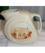 Vintage 1930&#39;s Porcelier Co. Decorated China Water Pitcher 64oz U.S.A - $995.87 MXN