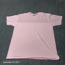 Jerzees Heavyweight Blend Blank T Shirt Adult Large Pink Crew Neck Short... - $19.01 CAD
