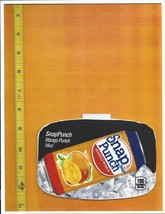 DrP - Snapple Size Snap Punch Mango Punch 16 oz CAN Soda Machine Flavor Strip - £2.40 GBP