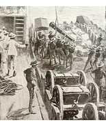 Siege Guns Tampa Bay Spanish American War 1899 Victorian Print DWV7C - $40.99 CAD
