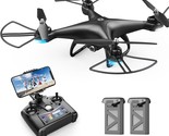 Holy Stone HS110D Quadcopter Drone FPV 120° Wide-Angle HD Camera 2 Batte... - $74.95