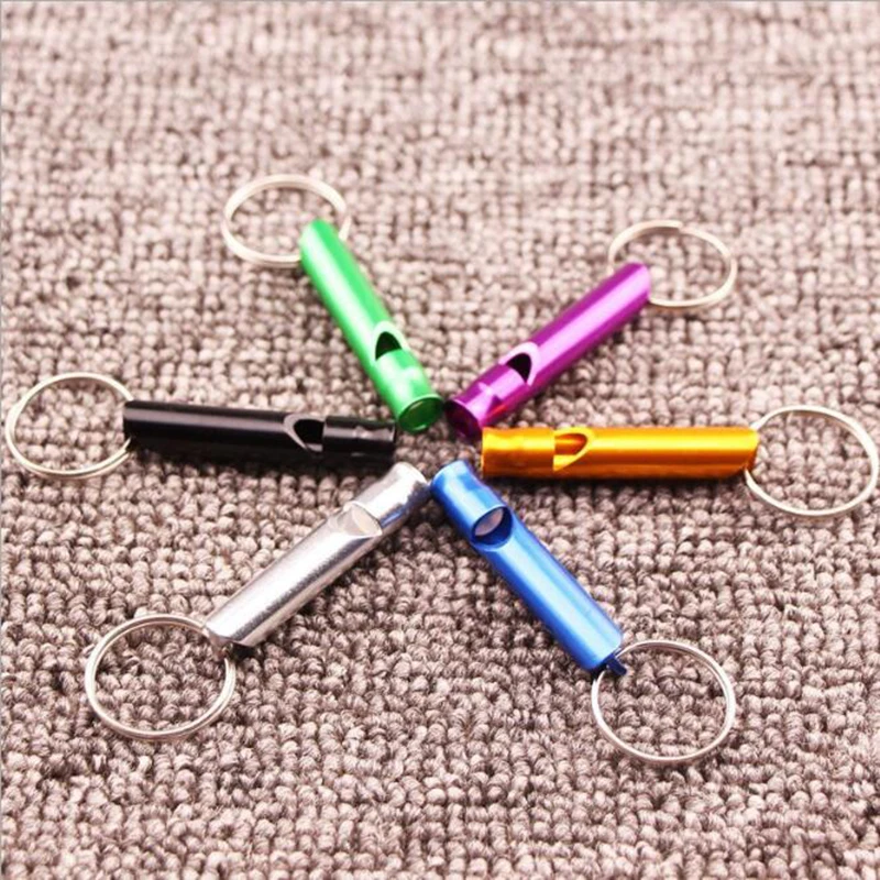 Joshock 1pcs Survival Safety  Camping Whistle Small Size Aluminum Emerge... - $30.84