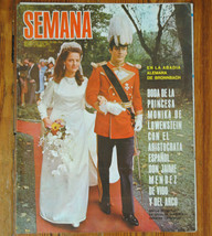 Royal wedding princess monica of lowenstein &amp; jaime mendez week cover &amp; inside - £4.44 GBP