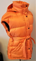 Perfect Moment Women&#39;s Ski-Wear Luxury Hooded Vest Sz.-L Orange - £261.61 GBP