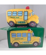 NEW Hess Truck: MY PLUSH SCHOOL BUS LIGHTS AND SOUNDS 2024 toy with box ... - €107,39 EUR