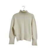 Lemui Korea Soft Wool Turtleneck Sweater Size M Ivory Relaxed Fit Fall NWT - $727.41 MXN