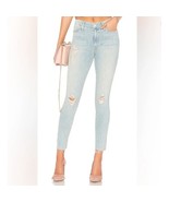 MOTHER 29 Blue Jeans Looker Ankle Fray 27 Distressed blue pants written ... - $81.62 CAD