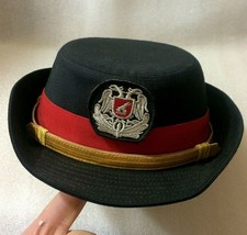 ALBANIAN NEW MILITARY ARMY ORIGINAL HAT CAP-WOMEN CAP-BLACK CAP-NR.54 - £30.37 GBP