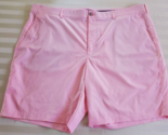 PGA Tour Pink Golf Shorts Mens Size 42 Flat Front polyester - $11.87