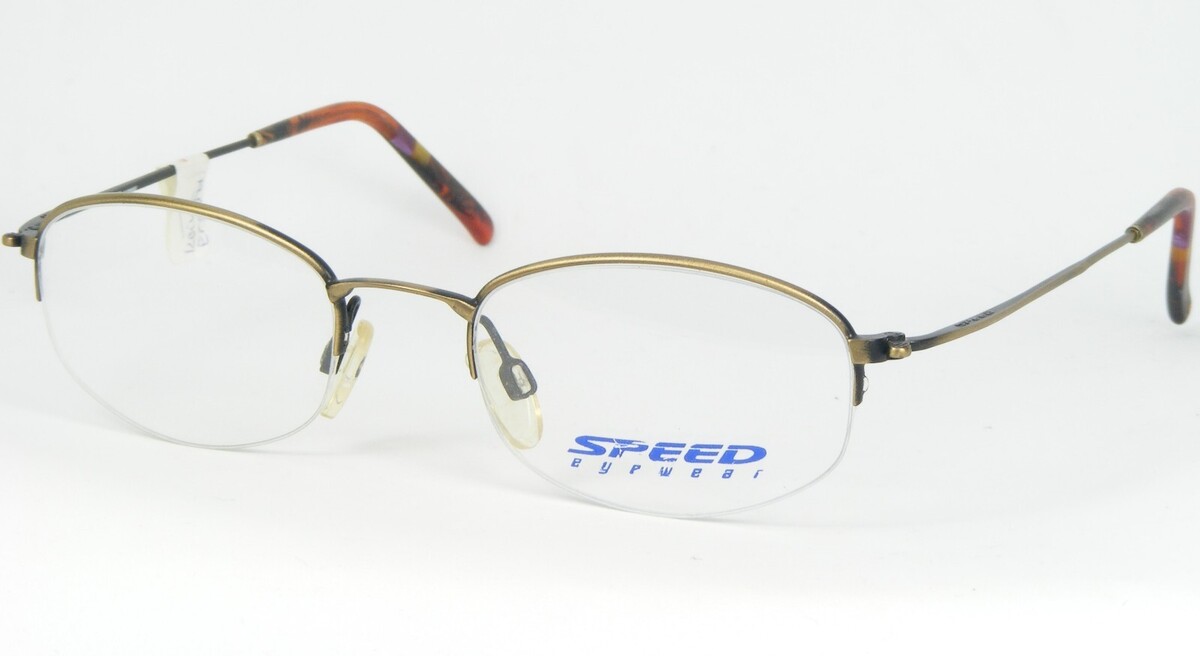 NOS SPEED Brille SP029 49 Antik Tönend Brille Brillengestell 48-19-142mm - $46.52