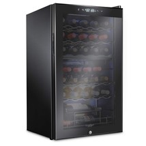 Ivation 33 Bottle Dual Zone Wine Cooler Refrigerator w/Lock | Large Freestanding - £582.13 GBP