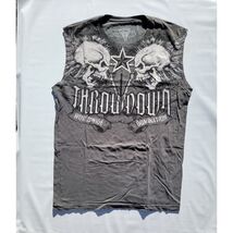 MMA Vintage Throwdown Worldwide Domination Sleeveless T-Shirt Size XL  - $21.97