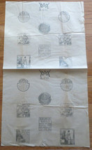 Vintage Montgomery Ward Packaging Paper Tissue - £3.19 GBP