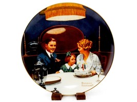 Rockwell 1984 Collector Plate &quot;The Birthday Wish&quot; W/Original box and Papers #625 - £9.92 GBP