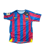 Barcelona 2005/2006 Ronaldinho #10 Retro Home Soccer Jersey – Free Shipping - $81.00