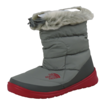 The North Face Nuptse Faux Fur IV Womens Bootie Grey Winter Waterproof Size 11 - £76.63 GBP