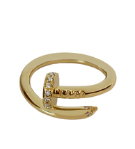 CARTIER Yellow Gold Juste un Clou Ring with Diamonds - $3,100.00
