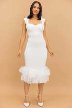 Organza Ruffle Detailed Fashion Dress - £50.06 GBP