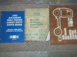1982 82 Gmc Light Duty Trucks Service Repair Shop Manual Set Factory Books 82 - £132.14 GBP