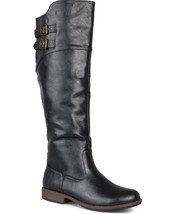 JOURNEE COLLECTION Womens Tori Boot Size 8.5 M Color Black - £87.11 GBP