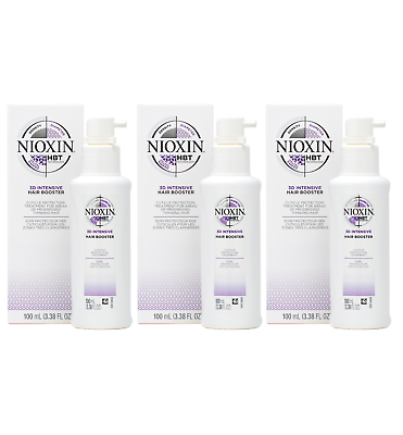 Primary image for Nioxin Intensive Hair Therapy Booster 3.38 oz X 3PCS