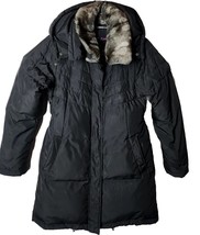 Betsey Johnson Women 8 Puffer Down Hood Full Zip Jacket  Winter Cold Coat - £49.83 GBP