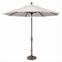 SimplyShade 9 ft. Octagon Push Button Tilt Market Umbrella  Natural - $302.45