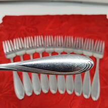 11X SF Oneida CAMBER Cresta Windswept Scroll 11 Salad FORKS - $34.98