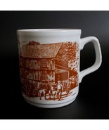 Old Sturbridge Village Transferware Coffee Cup Royal Crownford England Mug - £15.54 GBP