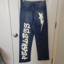 RISE SUPPLY CO Straght Leg &quot;Fearless&quot; Denim Jeans Size 7 NWT High Rise NWT - $51.39 CAD