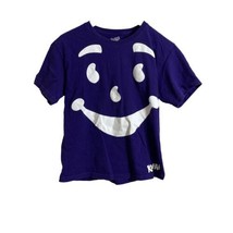 KOOL AID Purple Graphic T Shirt Youth 14/16 Short Sleeve Kool Aid Man - $8.56